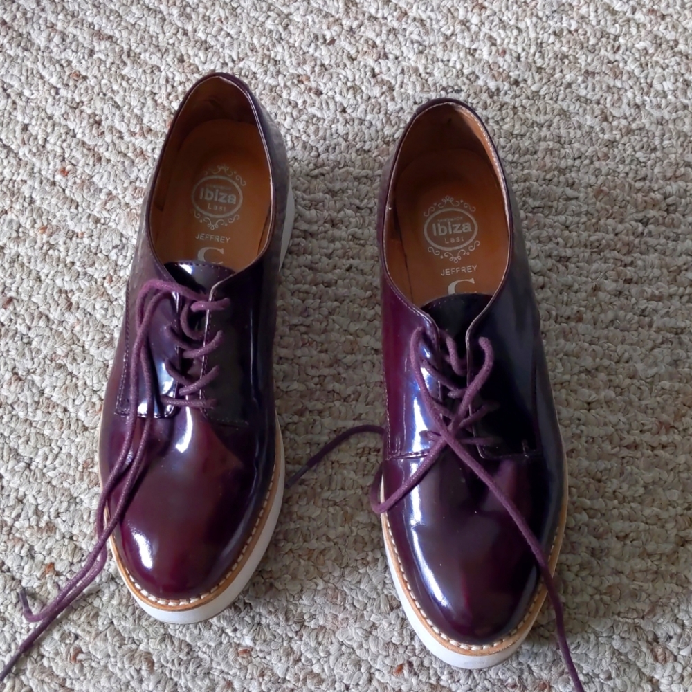 Jeffrey Campbell Ibiza Patent Platform Oxfords